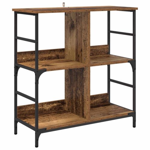 Рафт за книги Старо дърво 78.5 x 33 x 82 см Инженерно дърво