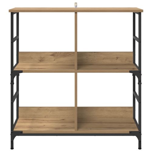 Рафт за книги дъб артизан 78.5 x 33 x 82 см Инженерно дърво