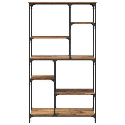 Рафт за книги Старо дърво 99 x 35,5 x 176 cm Инженерно дърво