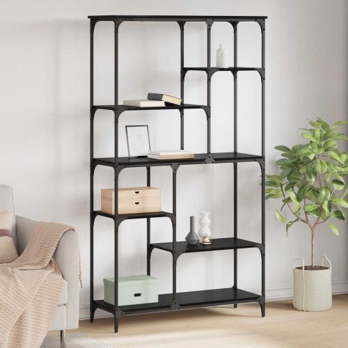 Рафт за книги Черния дъб 99 x 35,5 x 176 cm Инженерно дърво