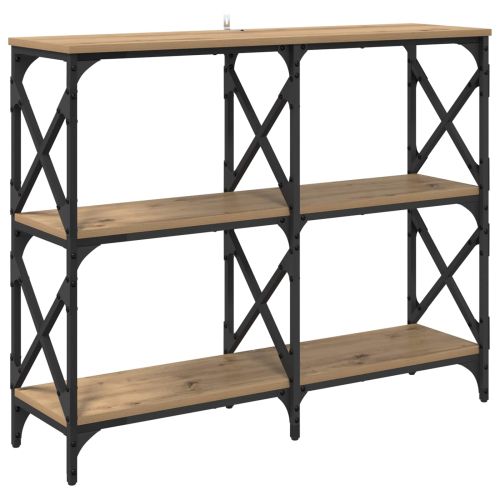 Конзолна маса Дъб 100 x 28 x 80,5 см Инженерно дърво