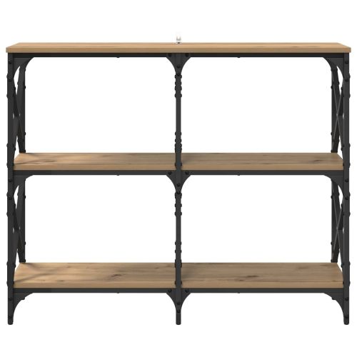 Конзолна маса Дъб 100 x 28 x 80,5 см Инженерно дърво
