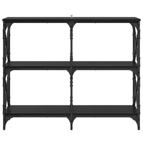 Конзолна маса Черния дъб 100 x 28 x 80,5 см Инженерно дърво