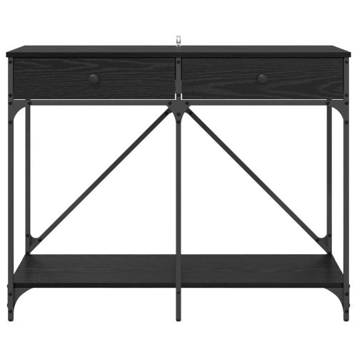 Конзолна маса Черния дъб 100 x 39 x 78,5 см Инженерно дърво