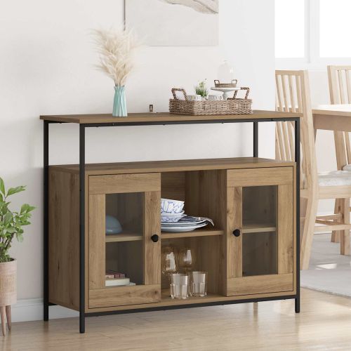 Служебен шкаф Дъб 100 x 35 x 80 см Инженерно дърво