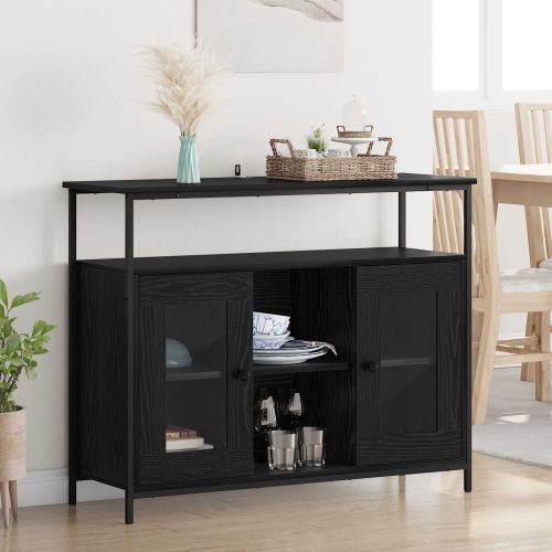 Служебен шкаф Черния дъб 100 x 35 x 80 см Инженерно дърво