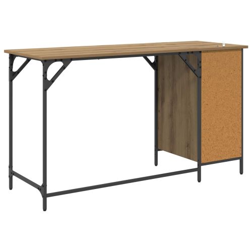 Компютърно бюро с чекмедже Дъб 131 x 48 x 75 см Инженерно дърво