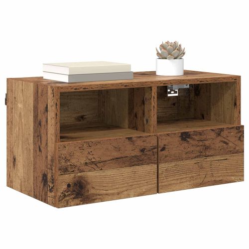 TV стенен шкаф Старо дърво 60 x 30 x 30 cm Инженерно дърво