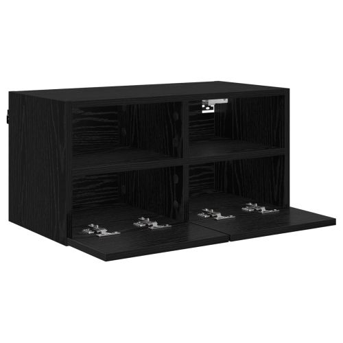 TV стенен шкаф Черния дъб 60 x 30 x 30 cm Инженерно дърво