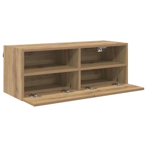 Кабинети за телевизор на стената 2 pcs Дъб 80 x 30 x 30 см