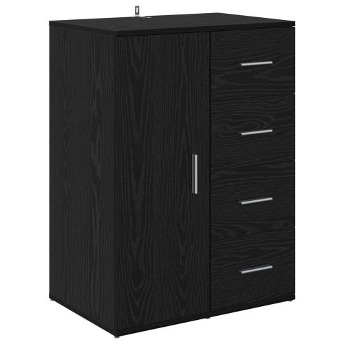 Служебен шкаф Черния дъб 59 x 39 x 80 см Инженерно дърво