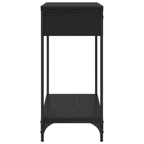 Конзолна маса Друг Черен дъб 100 x 34.5 x 75 см Инженерно дърво