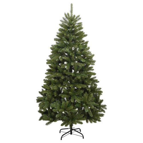 Изкуствена коледна елха с шарнири, 300 LED и топки, 300 см