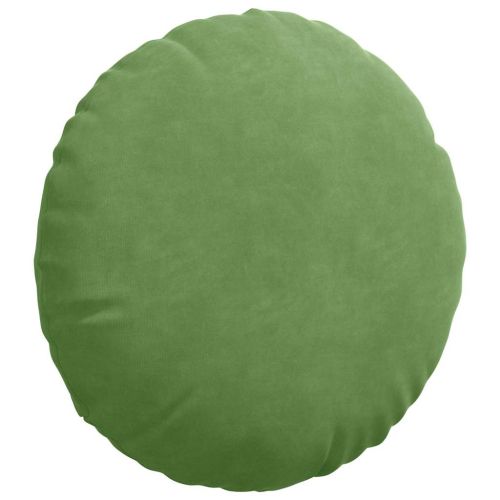Възглавници за седалки 2 pcs Светло зелено Ø 40 x 13 см Кадифе