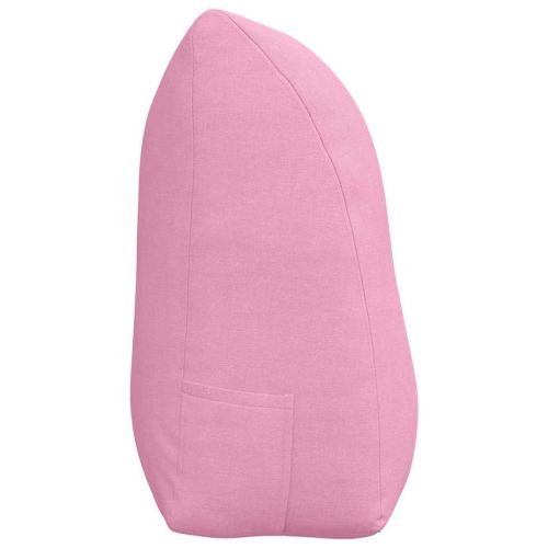 Възглавница за гръб Розово 100 x 24 x 50 см текстил