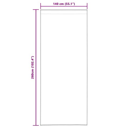 Затъмняващи завеси 2 pcs Крем 140 x 260 cm Кадифе