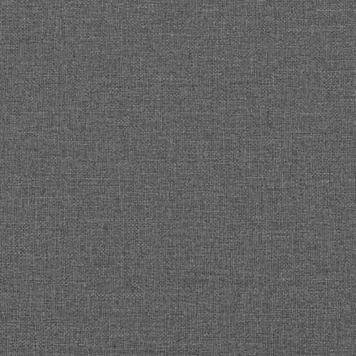 Боксспринг легло с матрак, тъмносиво, 90x200 см, плат