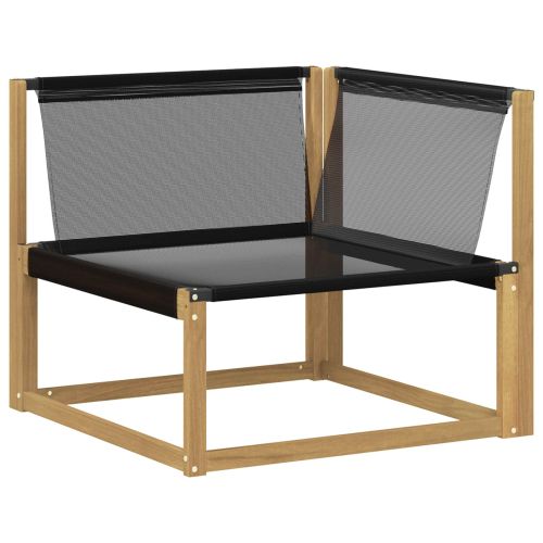 Комплект дивани за открито с възглавница 10 pcs Бяло и черно