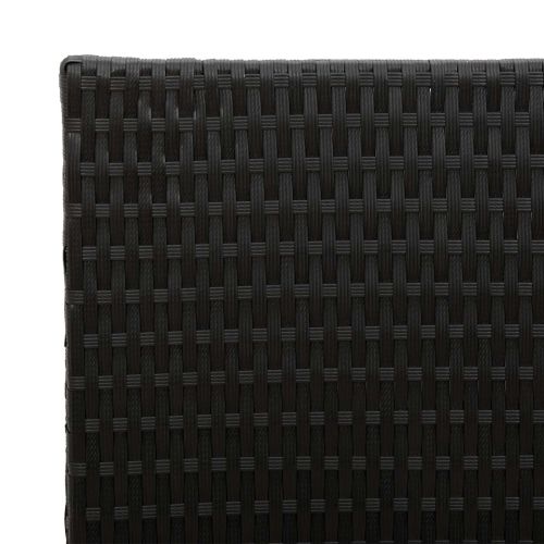 Висока саксия Черно 55 x 22 x 70 см полиратан