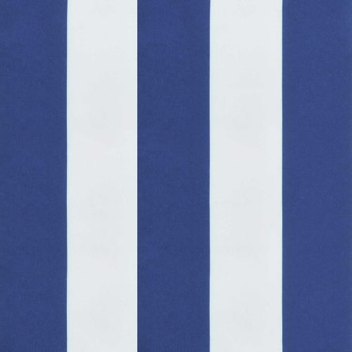 Възглавница за открито 4 pcs Синьо и бяло 120 x 50 x 7 см