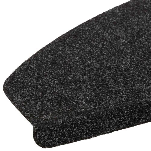 Самозалепващи стъпаловидни постелки 15 pcs Черно Наличен филц