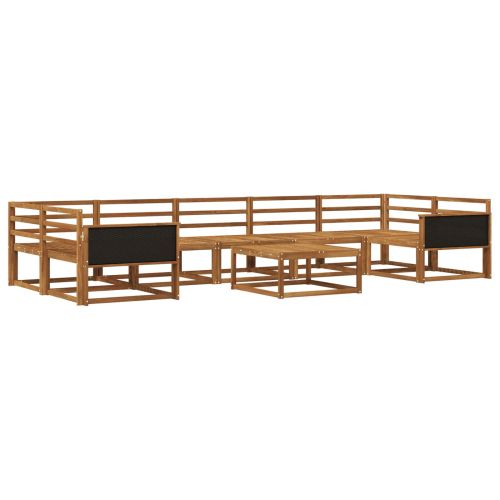 Комплект дивани за открито 8 pcs Натурално