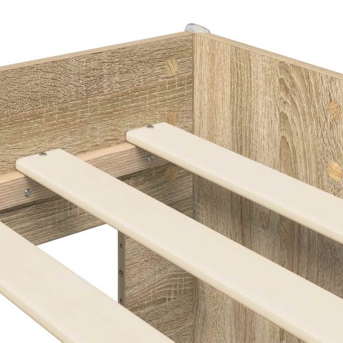 Легло за деца с висока рамка 2 pcs Сонома 193 x 96,1 x 68,5 см