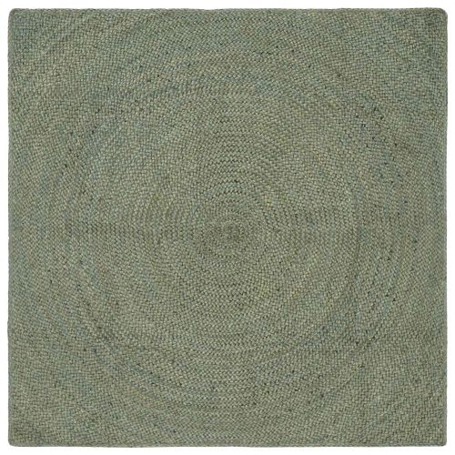 Килими за помещение Маслиненозелено 120 x 120 cm юта