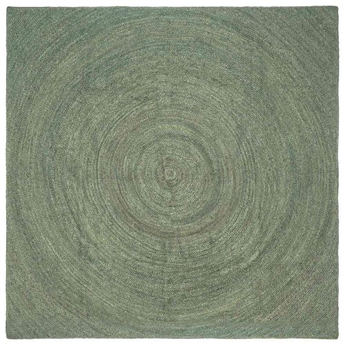Килими за помещение Маслиненозелено 300 x 300 cm юта