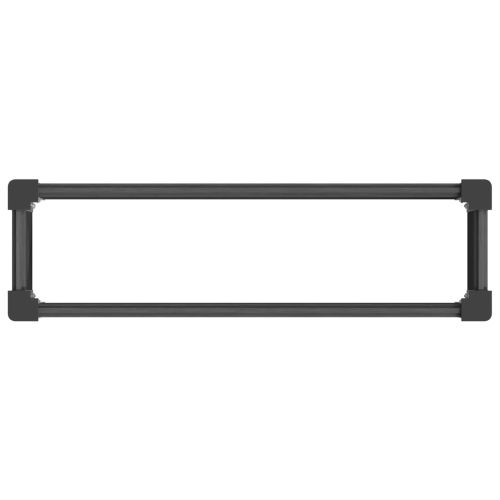 Градинска повдигната леха Сиво 100 x 30 x 72 см алу.