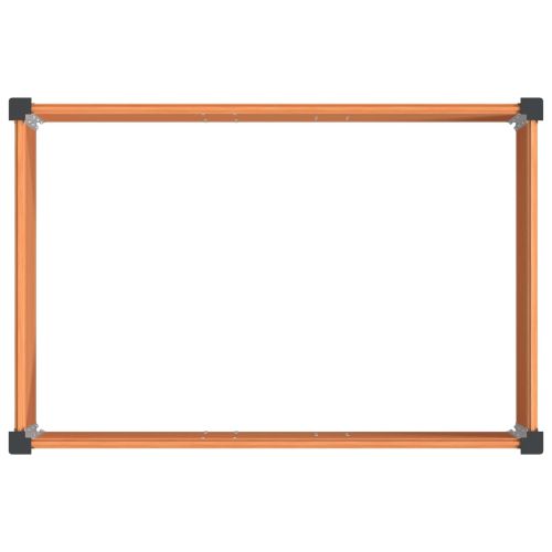 Градинска повдигната леха Кафяво 50 x 30 x 72 см алу.