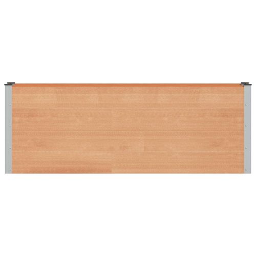 Градинска повдигната леха Кафяво 200 x 30 x 72 см