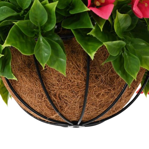 Изкуствени цветя Розов 33 x 33 x 44 см Полиетилен и стомана