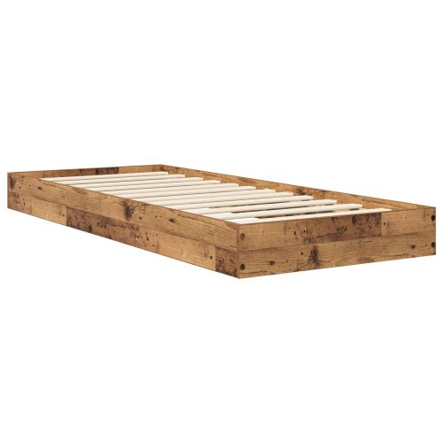 Подматрачно легло Старо дърво 80 x 200 cm Инженерна дървесина