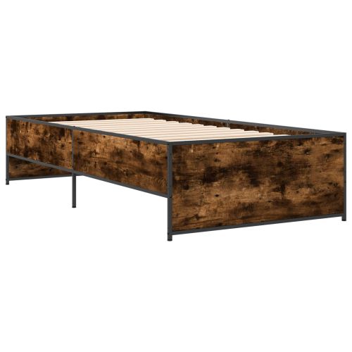 Рамка за легло Опушен дъб 80 x 200 cm Инженерна дървесина