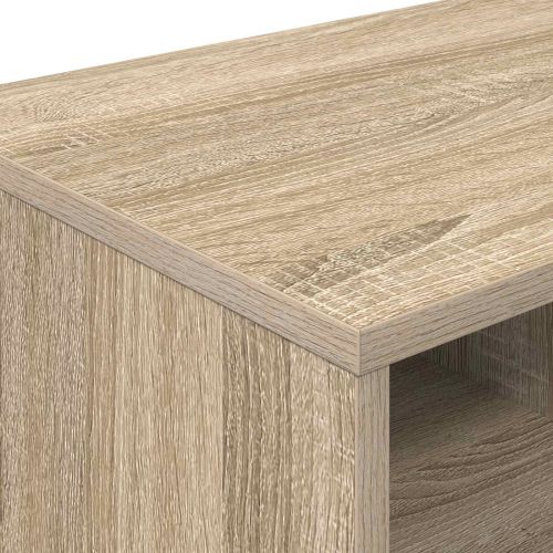 Шкаф за легло със съхранение 2 pcs Сонома дъб 66 x 35 x 48 см