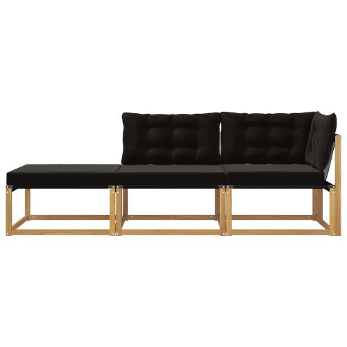 Секционен диван с възглавница Бяло 241,5 x 83 x 73 см