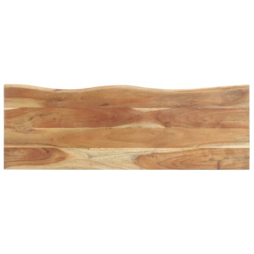 Закачалка с "живи" ръбове, 100x35x22 см, акациево дърво масив