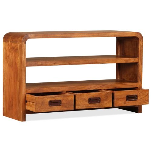 ТВ шкаф масивна акация 90x30x55 см