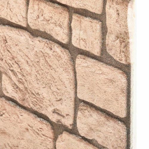 Стенни панели 10 pcs Бежово 100 x 50 cm EPS пяна