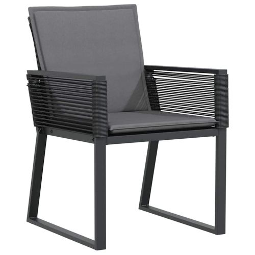 Комплект за хранене в градината 7 pcs Черно