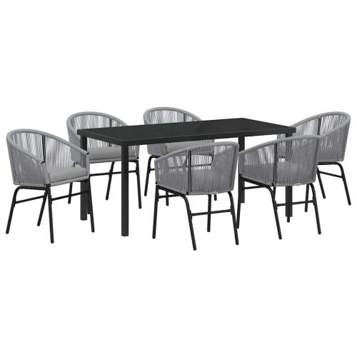 Комплект за хранене в градината 7 pcs Антрацит