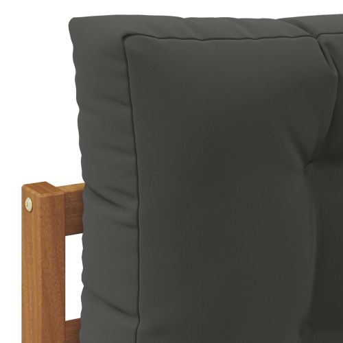 Комплект дивани за открито 8 pcs Натурален и Антрацит