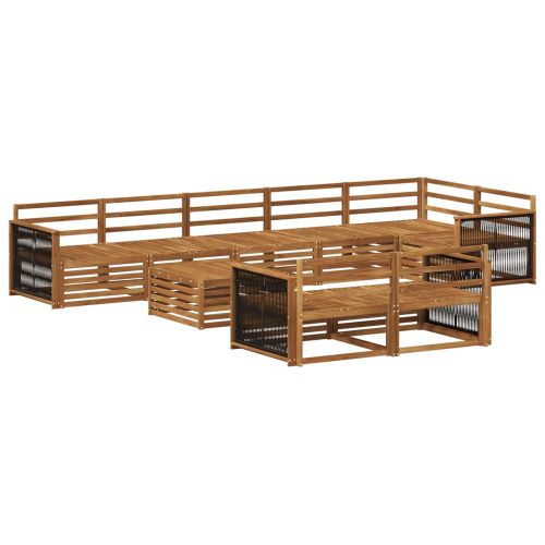 Комплект дивани за открито 9 pcs