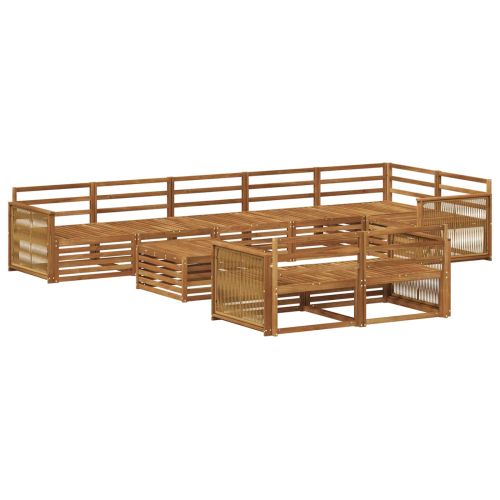 Комплект дивани за открито 9 pcs