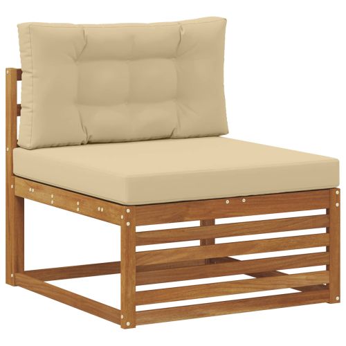 Комплекти дивани с възглавница 11 pcs Солидно акациево дърво