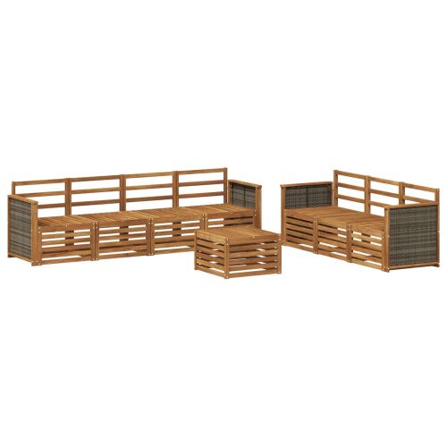 Комплекти дивани 8 pcs Солидно акациево дърво