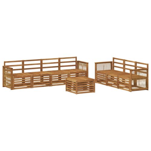 Комплекти дивани 8 pcs Солидно акациево дърво