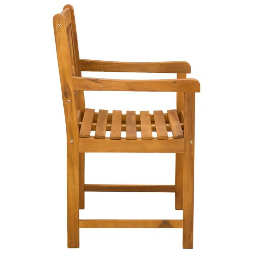 Външна пейка 6 pcs Натурално 56 х 55,5 х 90 см