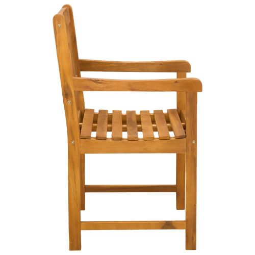 Външна пейка 4 pcs Натурално 56 х 55,5 х 90 см